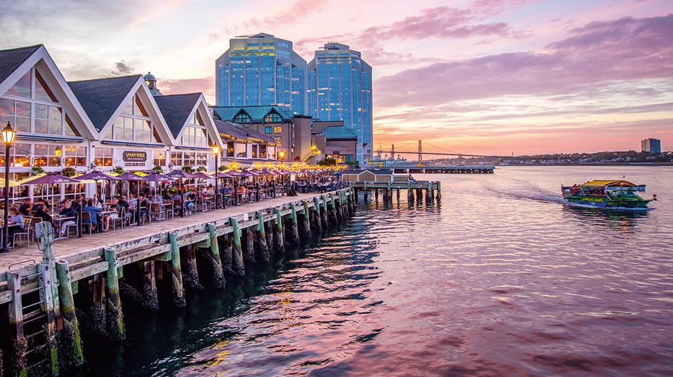 Tropical Sky Canada the maritime quarter in Halifax